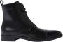 Scarosso Dante Zwarte Veterschoenen Black Heren - Thumbnail 1