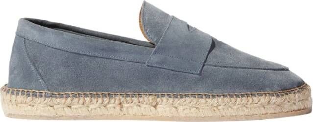 Scarosso Diego Penny-Loafer Espadrilles Gray Heren