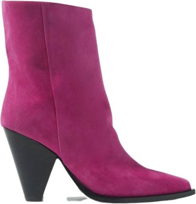 Scarosso Emily Suede Laarzen Roze Dames