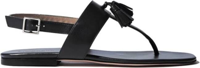 Scarosso Emma Handgemaakte Teensandalen Black Dames