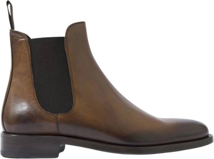 Scarosso Enzo Castagno Chelsea Laarzen Brown Heren