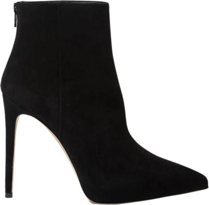 Scarosso Fabi Laarzen Zwarte Suède Ambachtelijke Booties Black Dames