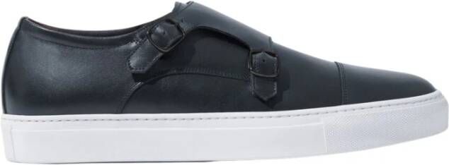 Scarosso Fabio Leren Sneakers Blauw Heren