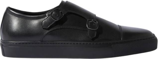 Scarosso Fabio Sneakers Handgemaakte Italiaanse leren schoenen Black Heren