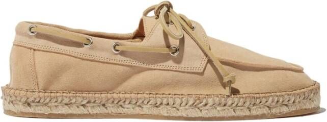 Scarosso Felipe Suede Espadrilles Beige Heren