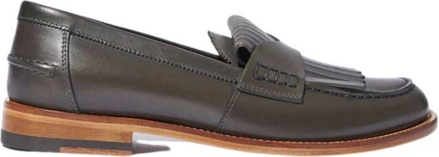 Scarosso Fringed Penny Loafer in Grijs Gray Dames