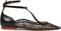 Scarosso Gae Pizzo Kant Ballerina`s Zwart Dames - Thumbnail 1