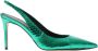 Scarosso Groene Elaphe Slingback Pumps Green Dames - Thumbnail 1