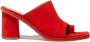 Scarosso Gwen Rode Leren Sandalen Rood Dames - Thumbnail 1