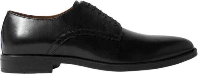 Scarosso Handgemaakte klassieke Derby schoenen Black Heren