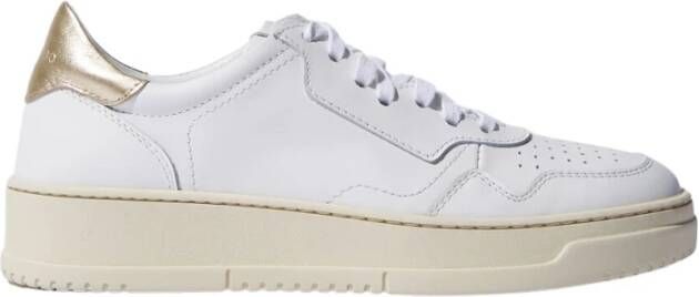 Scarosso Handgemaakte lage sneakers met vintage-look White Dames