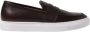 Scarosso Handgemaakte Penny Loafer Platform Sneakers Bruin Heren - Thumbnail 1