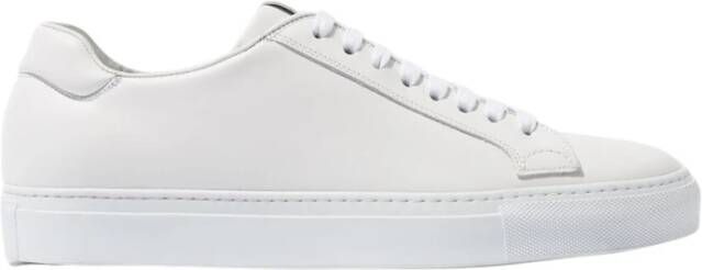 Scarosso Handgemaakte Ugo Sneakers in wit kalfsleer White Heren