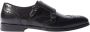 Scarosso Handgemaakte Wing-Tip Monk Strap Schoenen Black Dames - Thumbnail 1