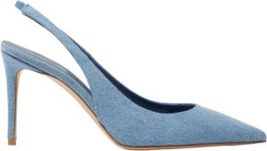 Scarosso Heeled Mules Blauw Dames