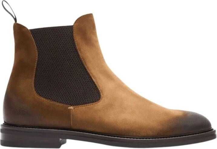Scarosso Hunter Cigar Chelsea Boots
