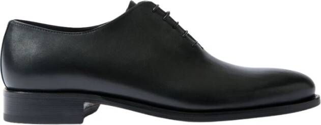 Scarosso Ignazio Handgemaakte Oxford Schoenen Black Heren