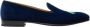 Scarosso Jay Loafers Handgemaakte Italiaanse fluwelen pantoffels Blue Heren - Thumbnail 2