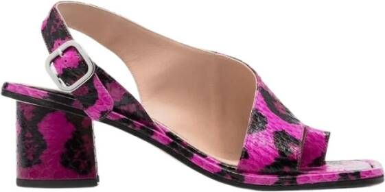 Scarosso Jill Elaphe Hoge Hak Sandalen Roze Dames - Foto 2