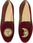 Scarosso Jordanie Slippers: Handgemaakte Fluwelen Slippers voor Speciale Gelegenheden Rood Dames - Thumbnail 1