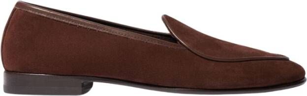 Scarosso Klassieke Bruine Suède Loafer Brown Heren