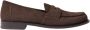 Scarosso Klassieke Bruine Suède Penny Loafer - Thumbnail 1