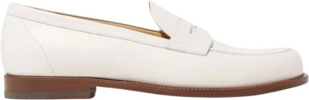 Scarosso Klassieke Italiaanse Penny Loafer White Heren