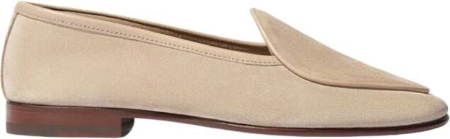 Scarosso Klassieke Suède Loafer Beige Heren