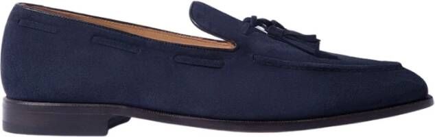 Scarosso Lichtgewicht Duccio Abisso Scamosciato Loafers Blue Heren