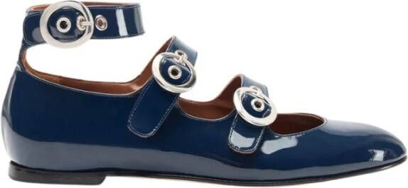 Scarosso Linda II Prune Patent Ballerina`s