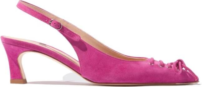 Scarosso Live Suède Pumps Roze Dames