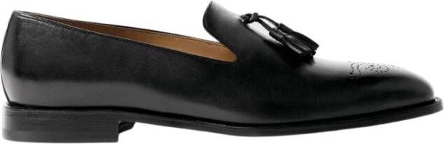 Scarosso Logo Tassel Loafers voor zomerse stijl Black Heren