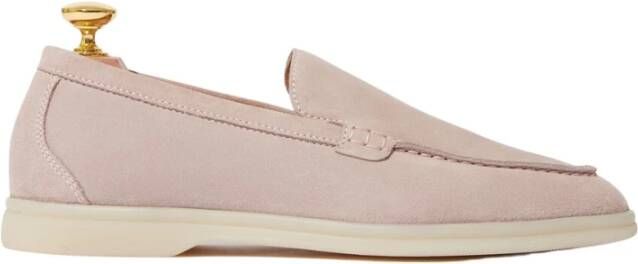 Scarosso Ludovica Suède Loafers Pink Dames