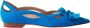 Scarosso Luxe Suède Forget-Me-Not Ballerina`s Blauw Dames - Thumbnail 1