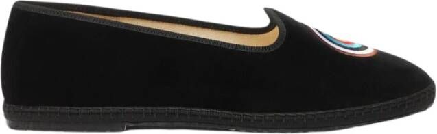 Scarosso Luxe Velvet Slippers William IV Black Heren