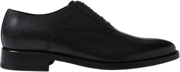 Scarosso Marco Nero Oxfords Handgemaakte Italiaanse Leren Schoenen Black Heren