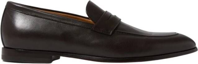 Scarosso Marzio Loafers: Handgemaakte Italiaanse Penny Loafers Brown Heren