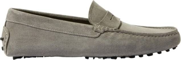 Scarosso Michael Loafers Handgemaakte Italiaanse leren schoenen Gray Heren