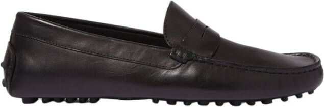 Scarosso Michael Loafers Handgemaakte Italiaanse rijdschoenen Black Heren