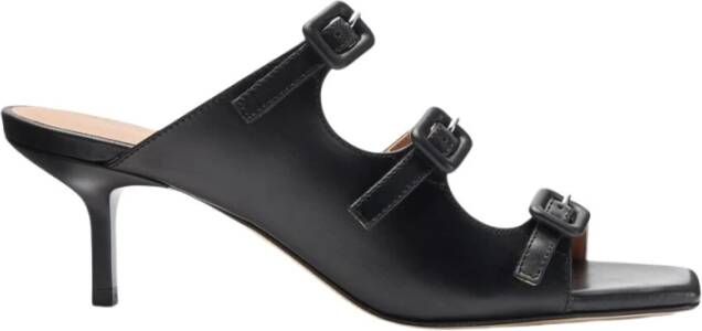 Scarosso Mule Sandalen met Vierkant Design
