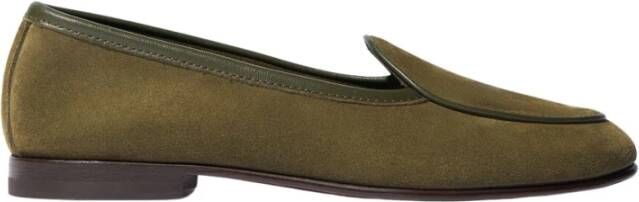 Scarosso Nele Groene Suède Loafer