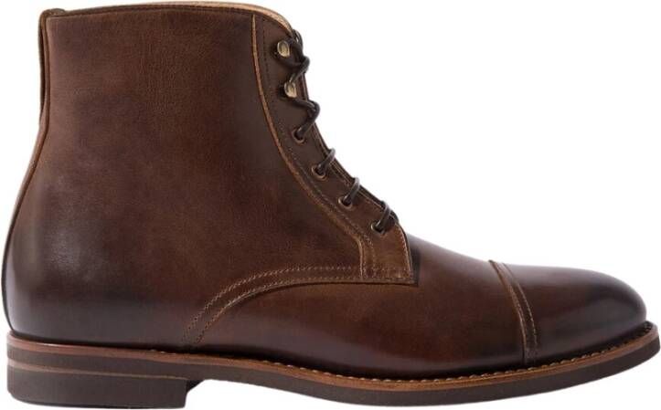 Scarosso Paolo Laarzen Perfecte Toevoeging Brown Heren
