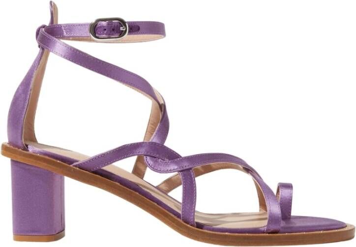 Scarosso Patty Zijden Sandalen Purple Dames