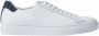 Scarosso Handgemaakte Pinstripe Sneakers White Heren - Thumbnail 1