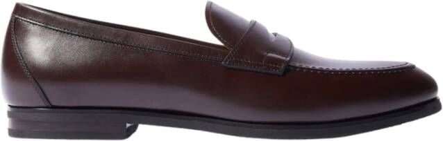 Scarosso Renato Loafers Handgemaakte Italiaanse Klassieke Schoenen Brown Heren