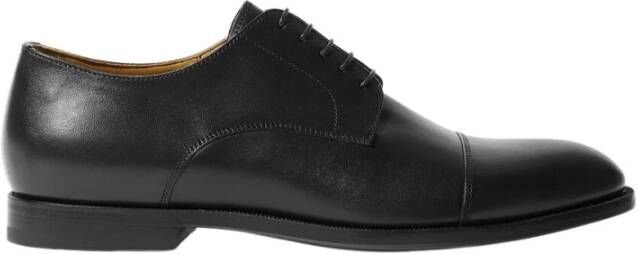 Scarosso Riccardo Nero Derbies Klassieke en veelzijdige handgemaakte schoenen Black Heren