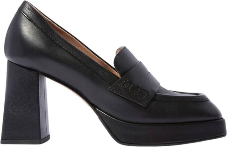 Scarosso Sasha Zwarte Hakloafer Black Dames