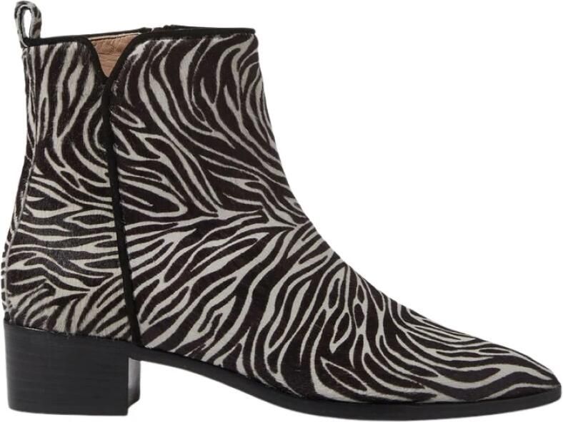 Scarosso Alba Pony Laarzen Black Dames