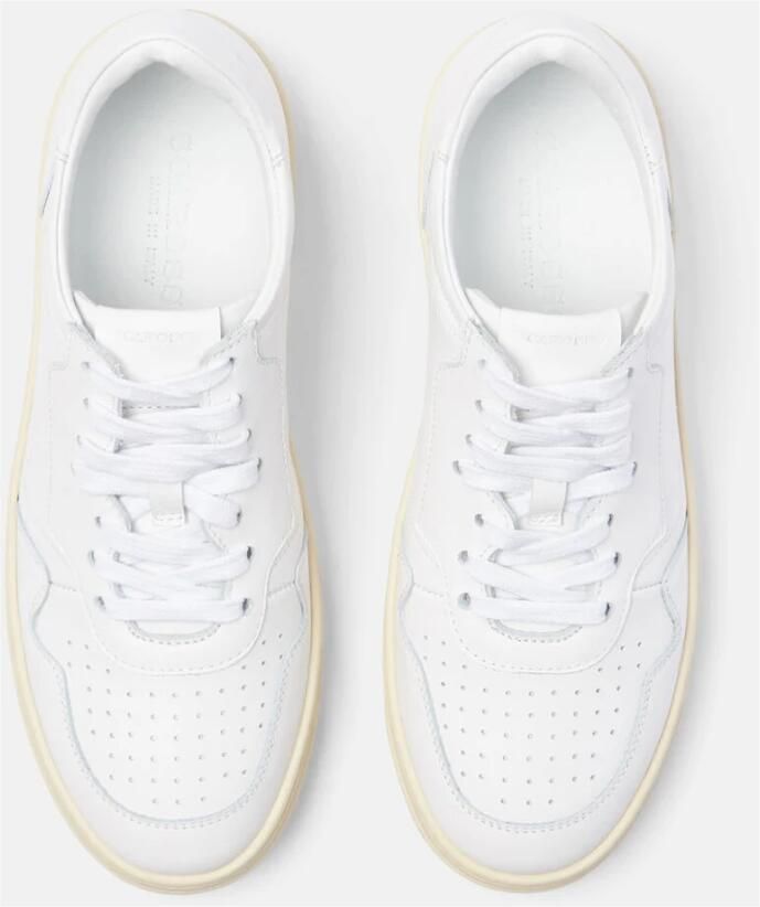 Scarosso Vintage-geïnspireerde lage sneakers Wit Dames