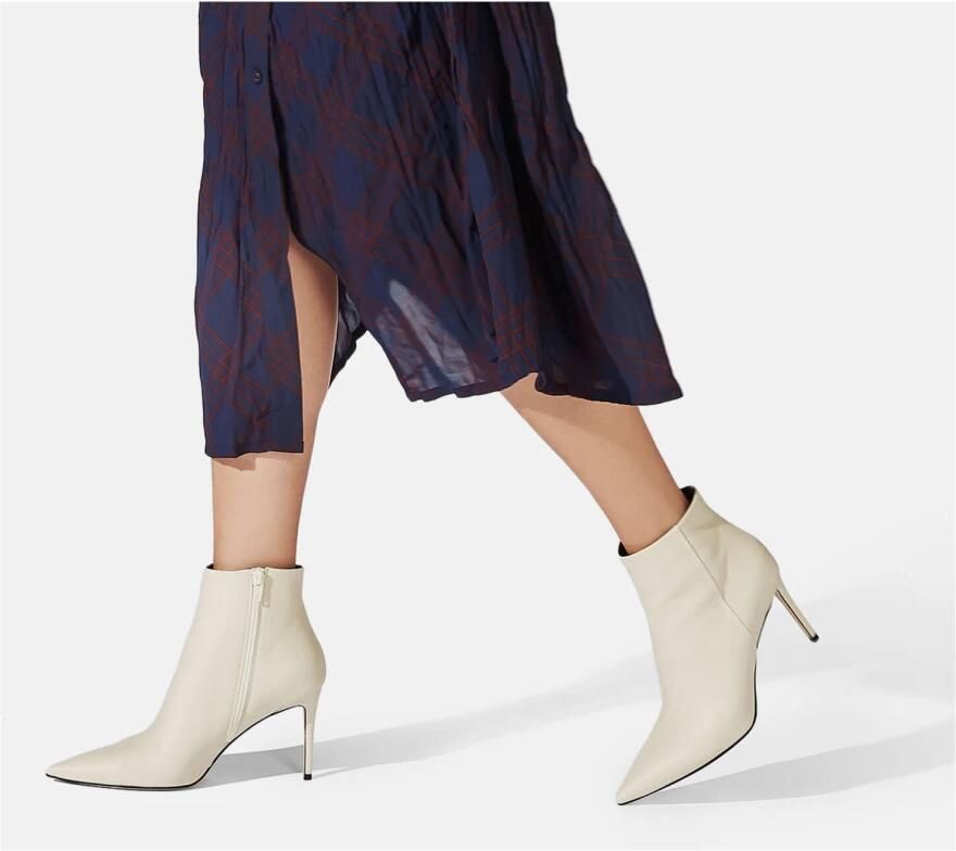 Scarosso Anya Laarzen Brian Atwood Samenwerking Beige Dames